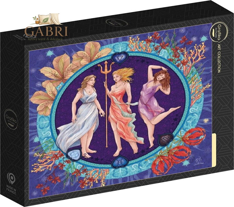 GRAFIKA Čtvercové puzzle Vodní znamení 1000 dílků