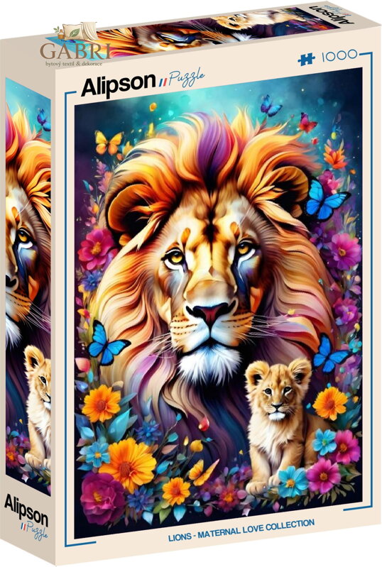 ALIPSON Puzzle Mateřská láska: Lvi 1000 dílků