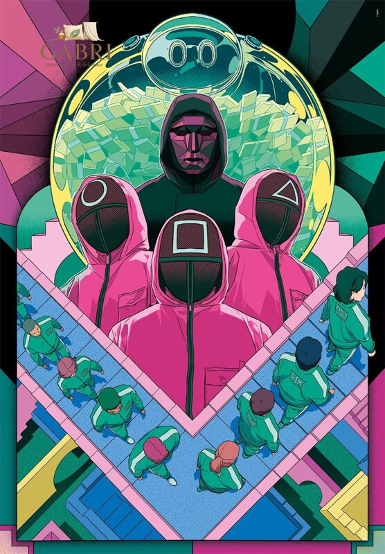 CLEMENTONI Puzzle Netflix: Squid game 2 (Hra na oliheň 2) 1000 dílků