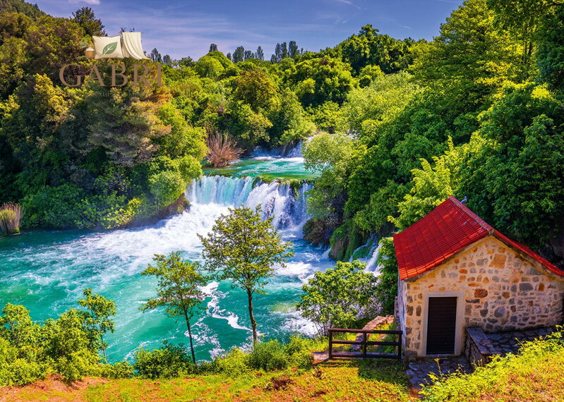 ALIPSON Puzzle Národní park Krka, Chorvatsko 1000 dílků