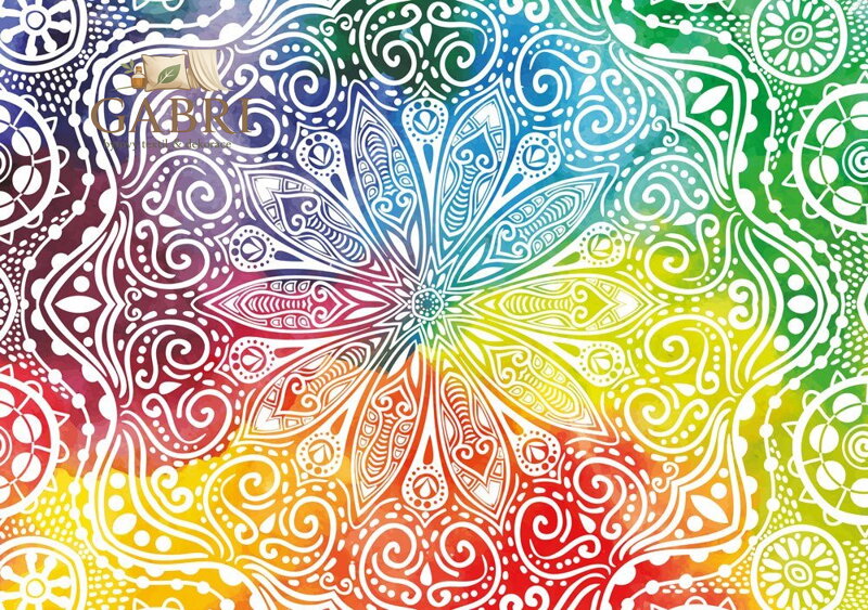 YAZZ Puzzle Květinová mandala 1000 dílků