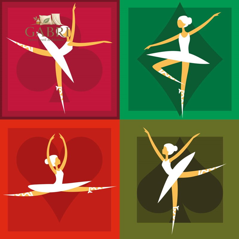 YAZZ Čtvercové puzzle Balerína 1023 dílků