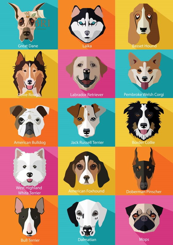 YAZZ Puzzle Psi 1000 dílků