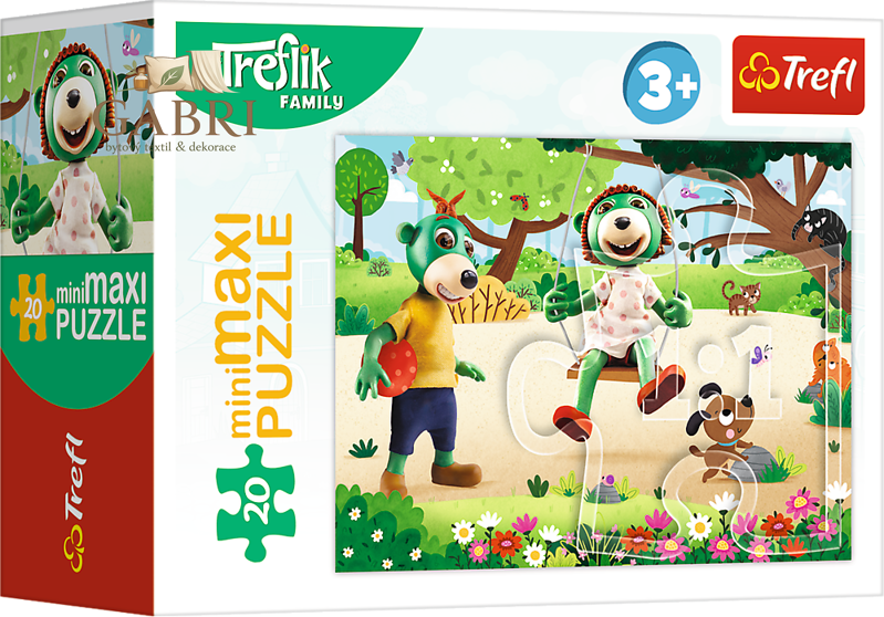 Puzzle Treflíci: V parku 20 dílků