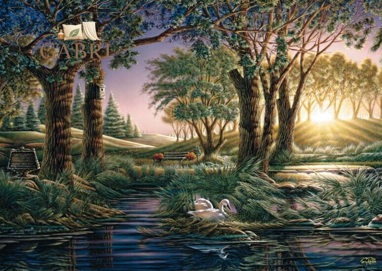 SCHMIDT Puzzle Ranní magie u jezera 1000 dílků