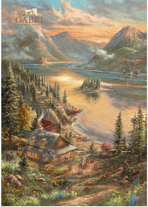 SCHMIDT Puzzle Pohled na jezero 500 dílků