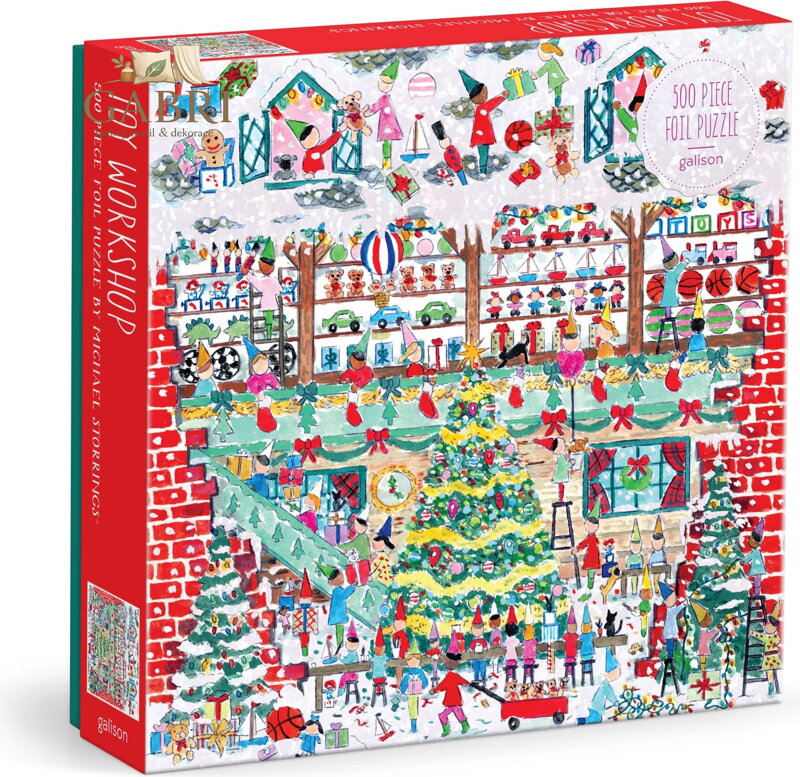 GALISON Čtvercové puzzle Dílna hraček 500 dílků