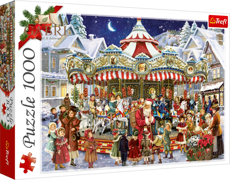 TREFL Puzzle Vánoční kolotoč 1000 dílků