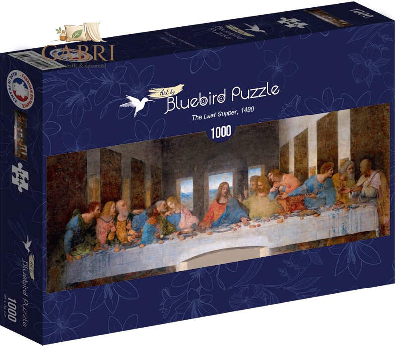 BLUEBIRD Panoramatické puzzle Poslední večeře 1000 dílků