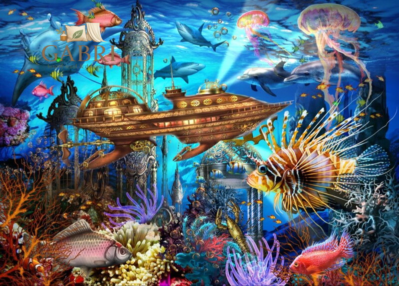 BLUEBIRD Puzzle Podvodní město 500 dílků