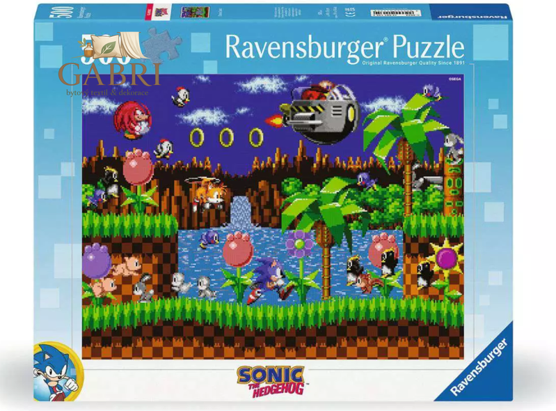 RAVENSBURGER Puzzle Ježek Sonic 500 dílků