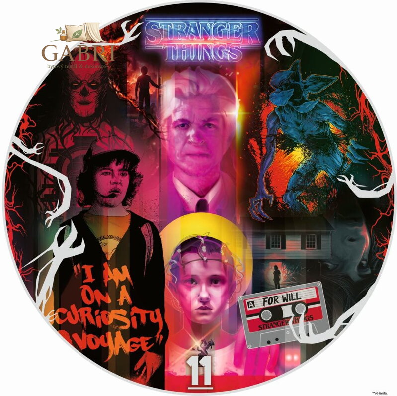 RAVENSBURGER Kulaté puzzle Stranger Things 500 dílků