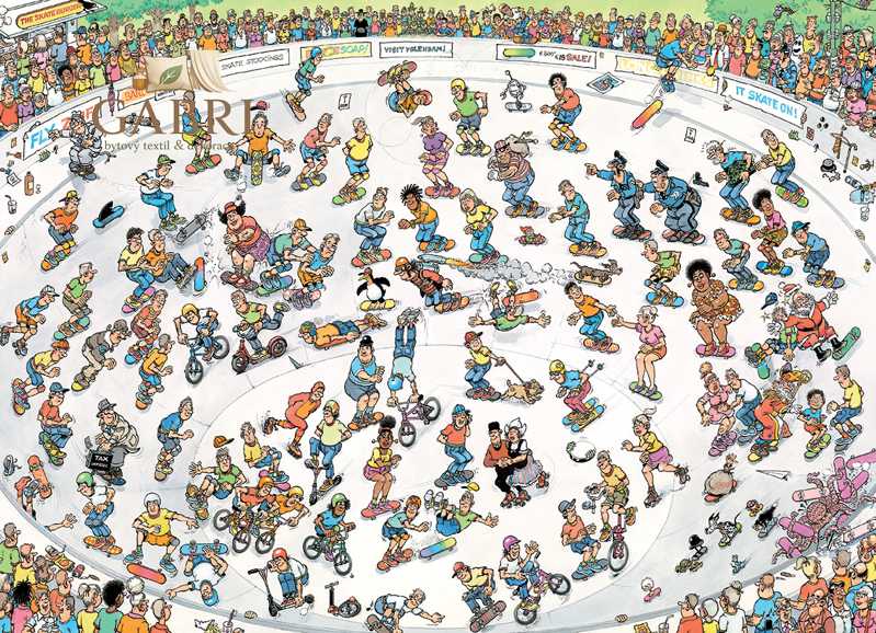 JUMBO Puzzle JvH Jízda na dráze 1000 dílků