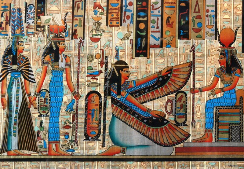 GRAFIKA Puzzle Papyrus a hieroglyfy 1000 dílků