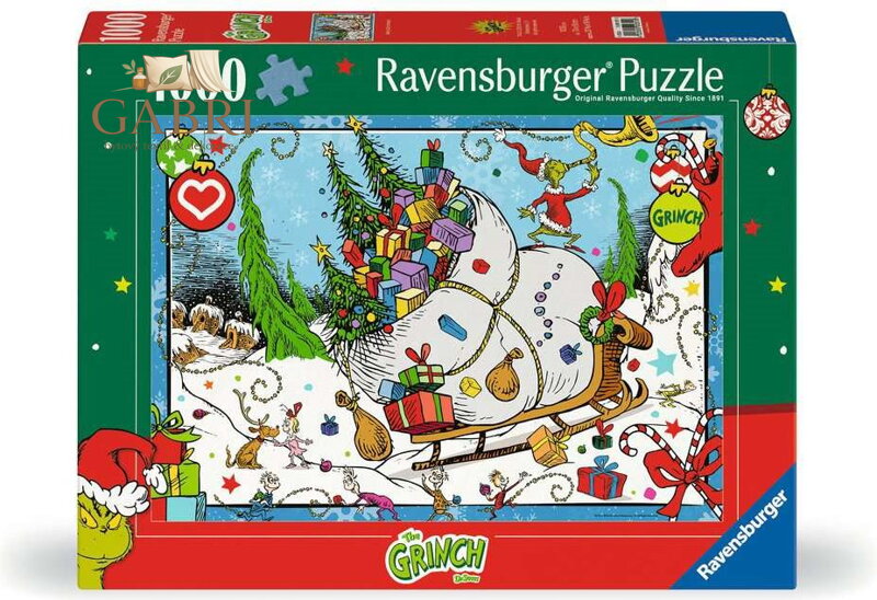 RAVENSBURGER Puzzle Grinch 1000 dílků