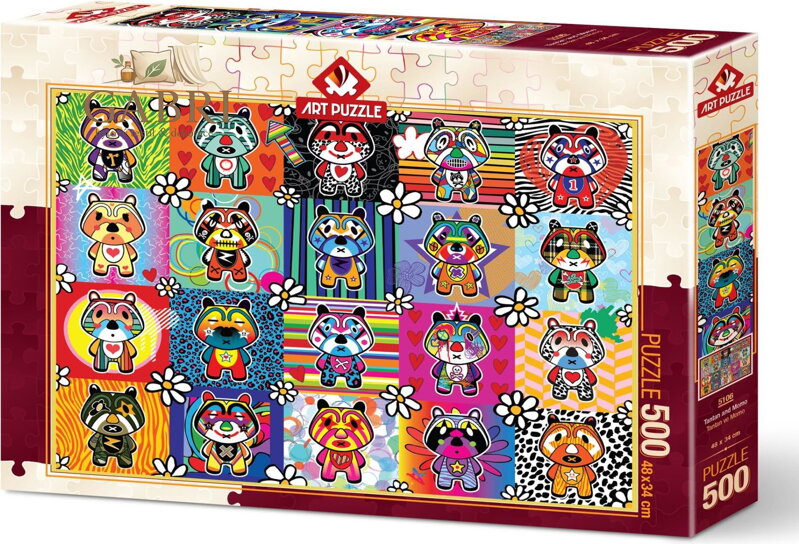 ART PUZZLE Puzzle Tantan a Momo 500 dílků