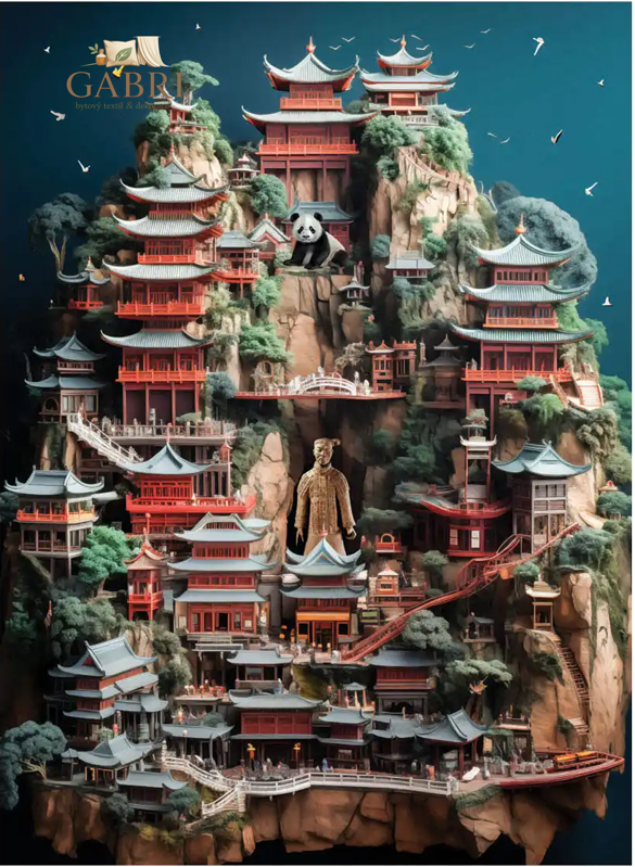 ANATOLIAN Puzzle Čína 1000 dílků