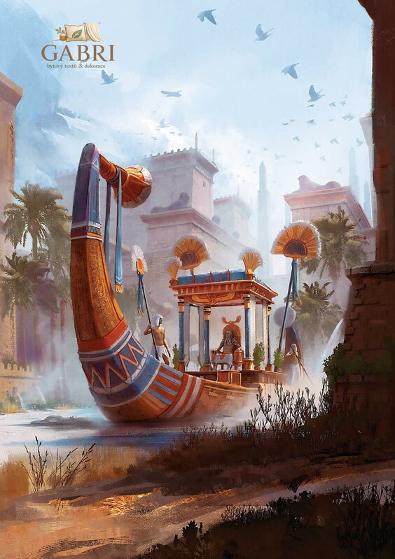 ART PUZZLE Puzzle Faraonova loď 1000 dílků