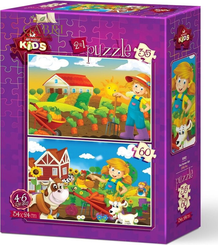 ART PUZZLE Puzzle Farmářka 35+60 dílků