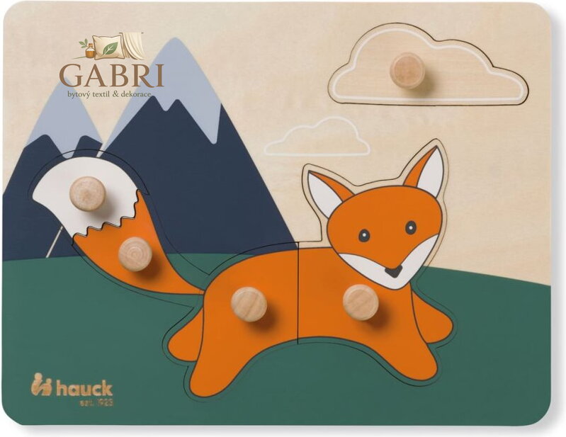 HAUCK Dřevěná vkládačka Liška