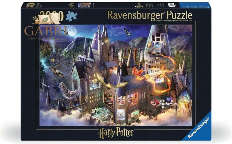 RAVENSBURGER Puzzle Harry Potter: Bradavický hrad 3000 dílků