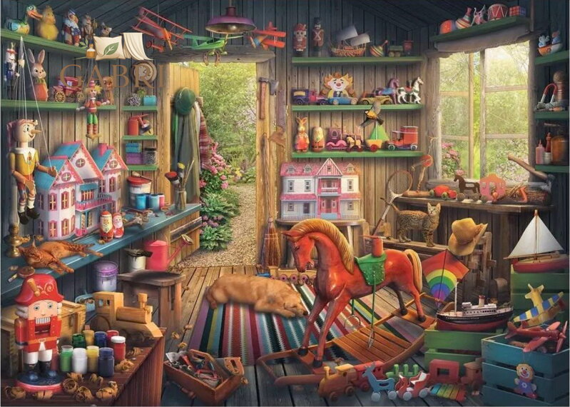 RAVENSBURGER Puzzle Nostalgické hračky 1000 dílků