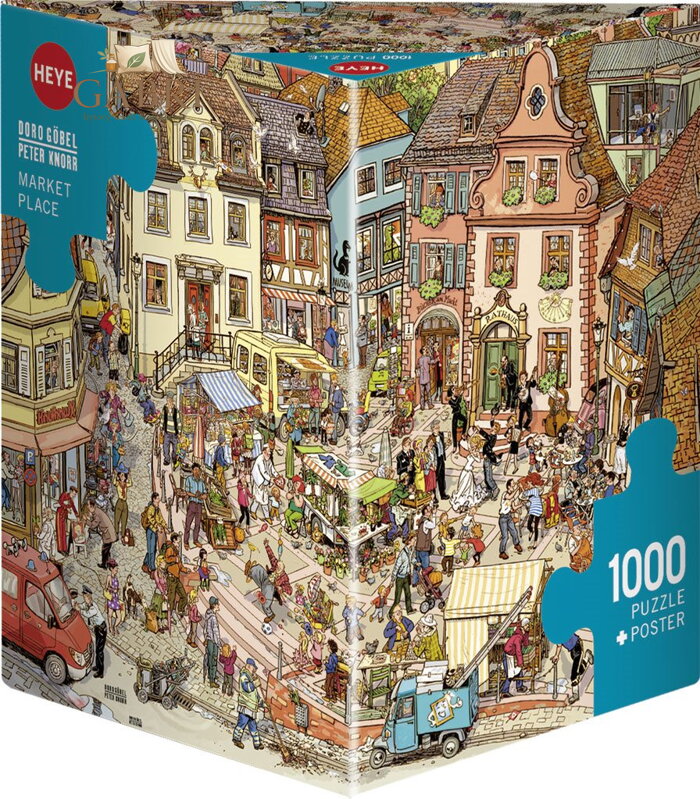 HEYE Puzzle Tržiště 1000 dílků