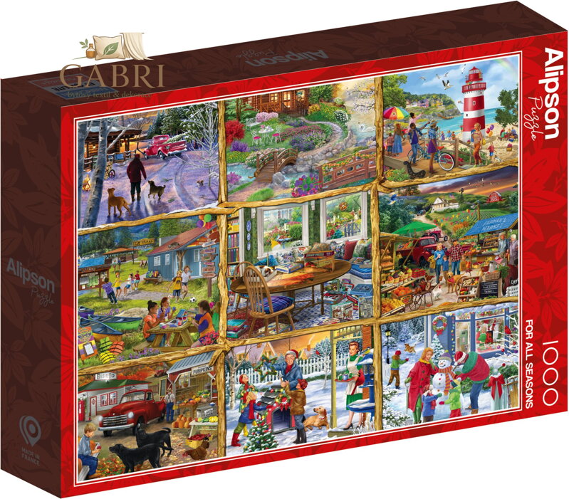 ALIPSON Puzzle Všechna roční období 1000 dílků