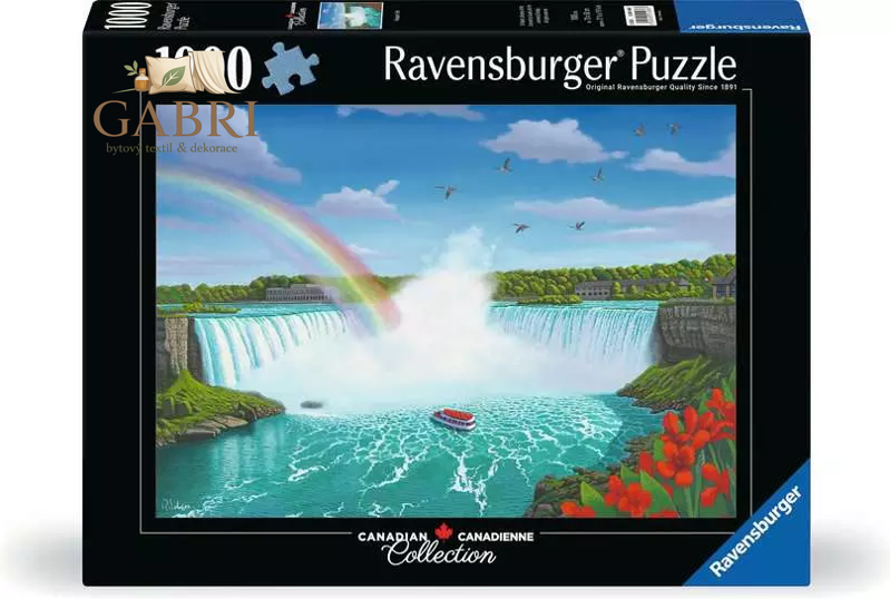 RAVENSBURGER Puzzle Niagarské vodopády 1000 dílků
