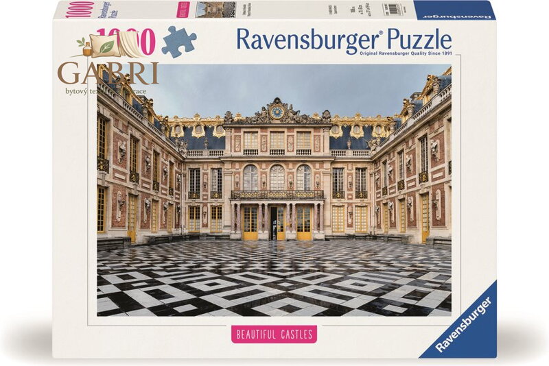 RAVENSBURGER Puzzle Impozantní hrady a zámky: Versailles, Francie 1000 dílků