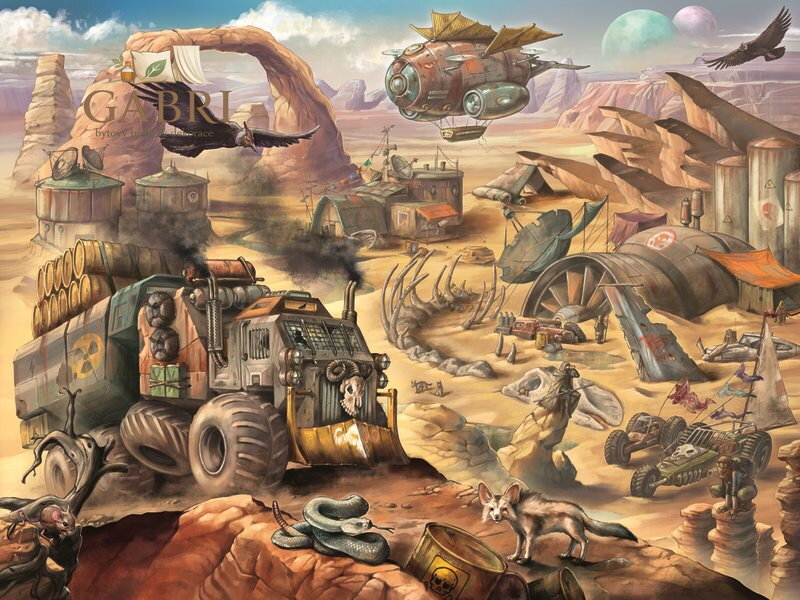 RAVENSBURGER Puzzle Apokalyptická poušť 1500 dílků