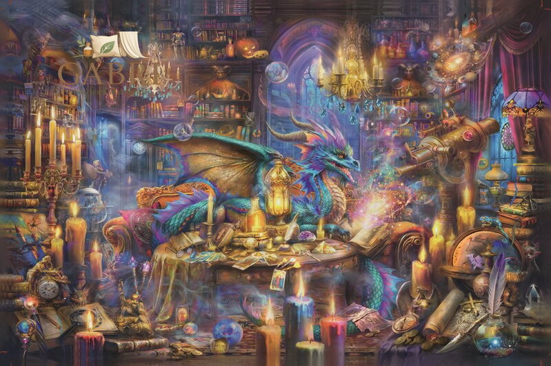 RAVENSBURGER Puzzle Kouzelná knihovna 3000 dílků