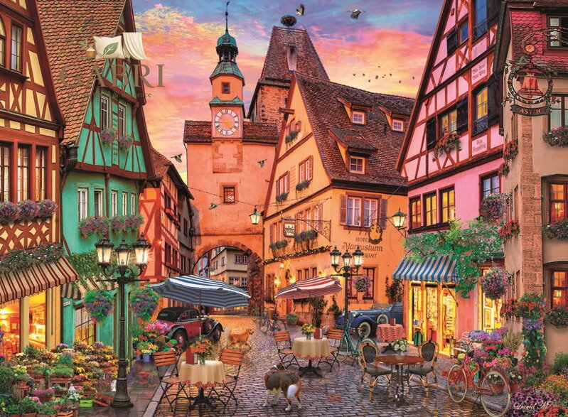 RAVENSBURGER Puzzle Bavorský sen 500 dílků