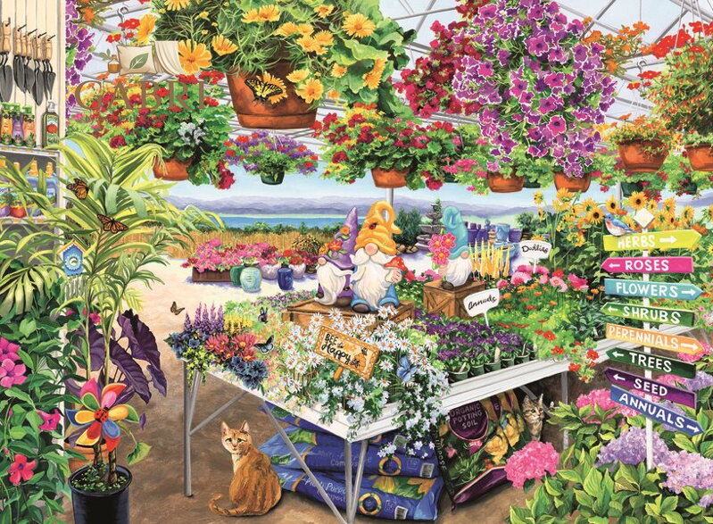 RAVENSBURGER Puzzle Zahradní ráj 500 dílků