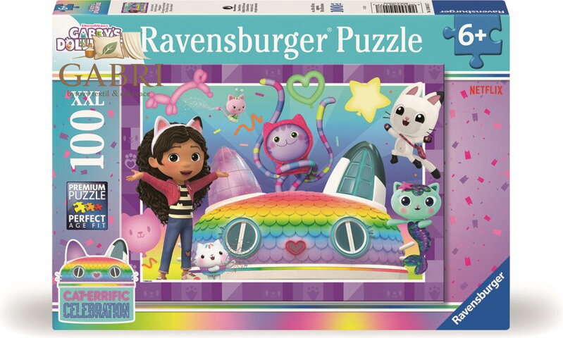 RAVENSBURGER Puzzle Gábinin kouzelný domek XXL 100 dílků