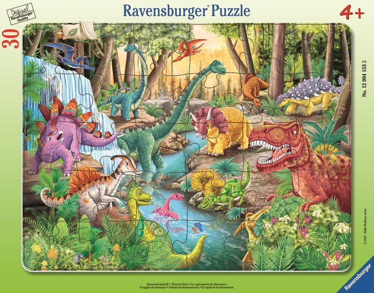 RAVENSBURGER Puzzle Dinosauři 30 dílků