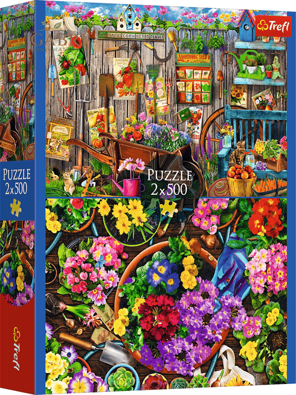 TREFL Puzzle Zahradničení 2x500 dílků