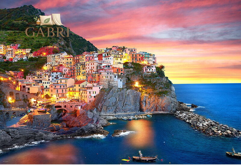 EUROGRAPHICS Puzzle Manarola za soumraku, Itálie 2000 dílků