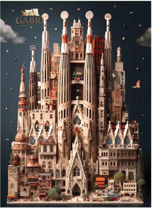 ANATOLIAN Puzzle Sagrada Familia 1000 dílků