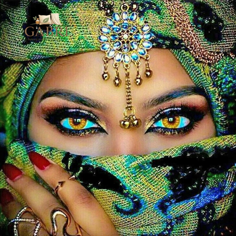 NORIMPEX Diamantové malování 7D Uhrančivý pohled 30x40cm