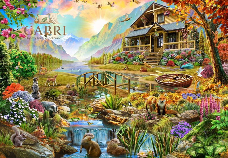 BLUEBIRD Puzzle Zemský ráj 1000 dílků