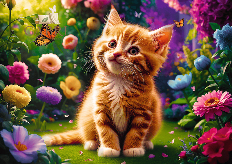 TREFL Puzzle Okouzlující kotě 500 dílků