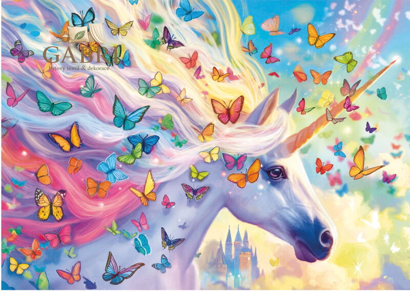 EDUCA Puzzle Duhový jednorožec 500 dílků