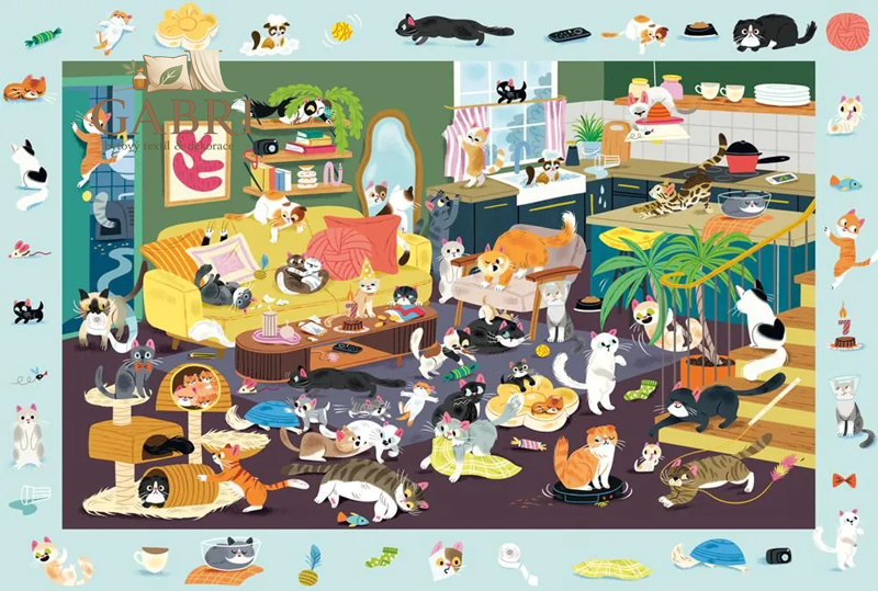 SCHMIDT Puzzle Kočičí hrátky 150 dílků