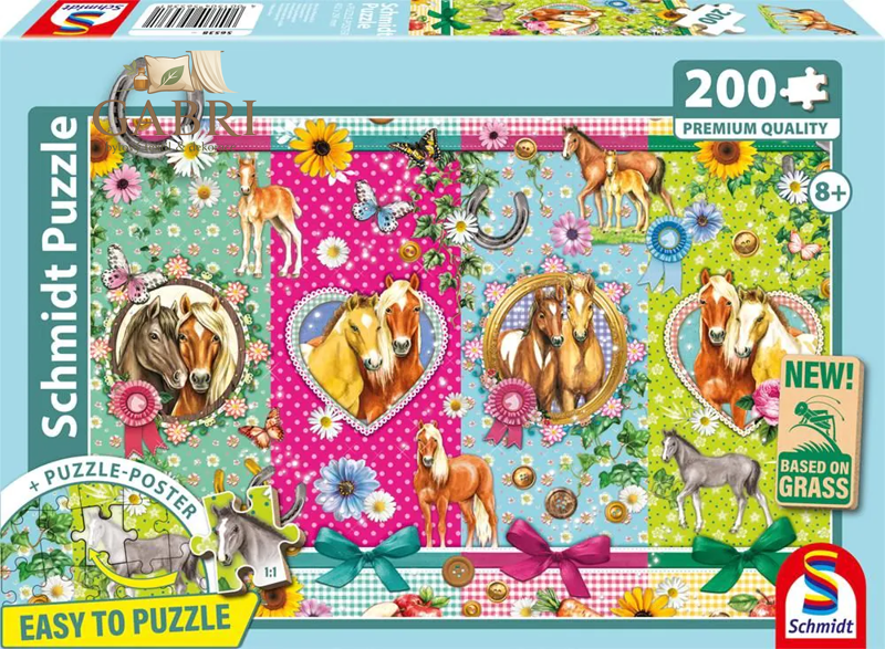 SCHMIDT Puzzle Koňská radost 200 dílků