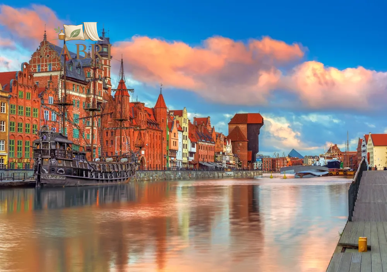 CASTORLAND Puzzle Barvy Gdaňsku 500 dílků