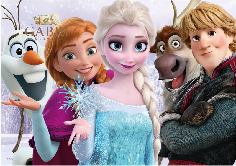 DINO Puzzle Ledové království: Dobrodružství XL 300 dílků