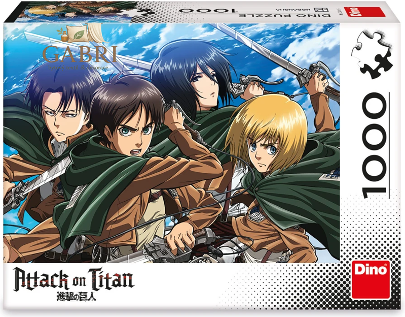 DINO Puzzle Anime: Attack on Titan 1000 dílků