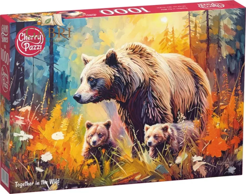 CHERRY PAZZI Puzzle Společně v divočině 1000 dílků