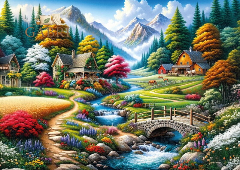 ART PUZZLE Puzzle Barevná pole 260 dílků